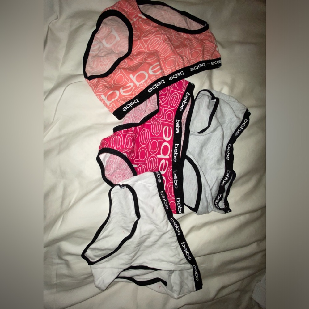 BEBE girls panties bundles M
